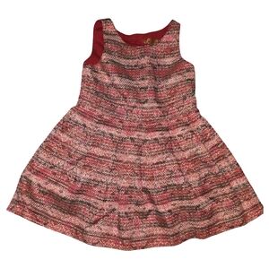 Genuine Kids from OshKosh Pink Tweed Sleeveless Dress Toddler Girl 2T